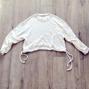 Zara Sweatshirt crop top